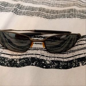 Uber Rare Oakley minty Whisker Bronze Sunglasses 12-849 130 titanium polarized